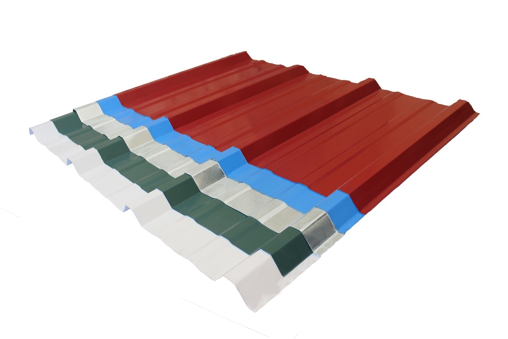 PLANCHA ACANALADA DE ALUZINC BLANCO 36”